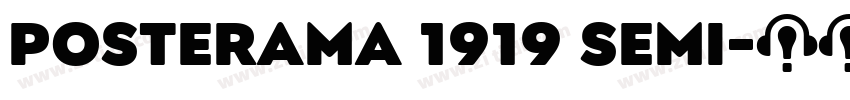 Posterama 1919 Semi字体转换